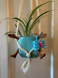Small Turquoise Hugger Vessel